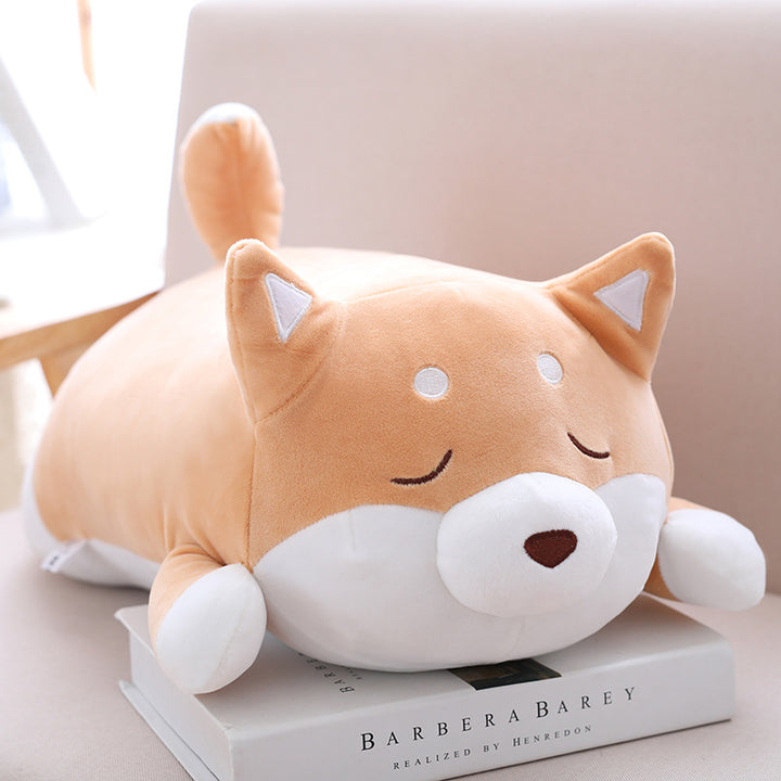 Pulchny pluszowy piesek Shiba Inu