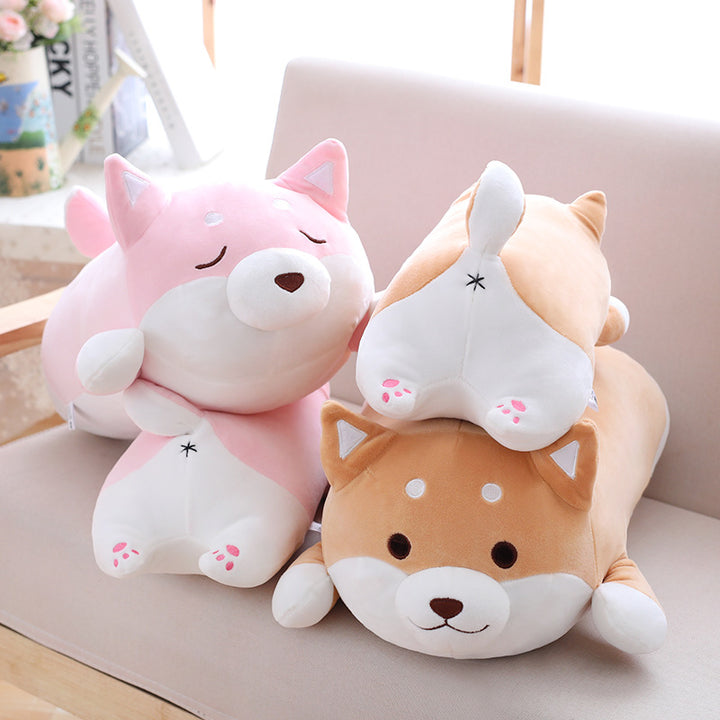 Pulchny pluszowy piesek Shiba Inu