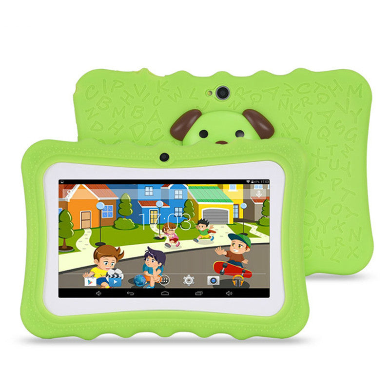 Niebieski tablet dla dzieci w etui