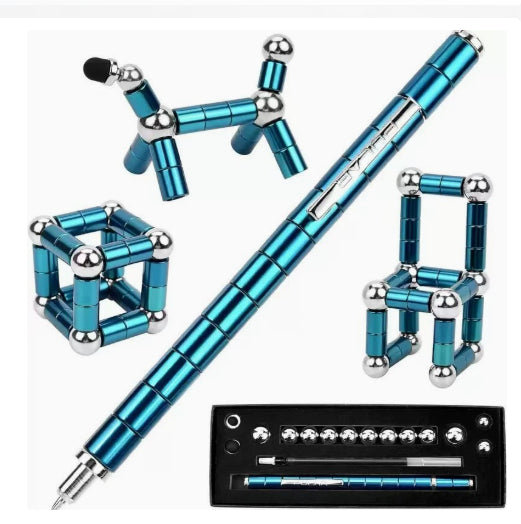 Magnetyczny długopis fidget z kulkami